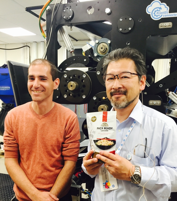 Digital fast forward for flexible pack printing